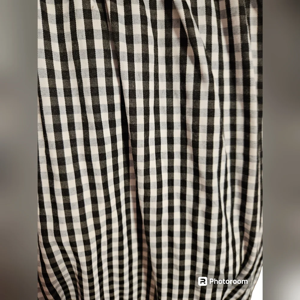 Maggy London sz 6 womens gingham print maxi dress - Picture 2 of 4